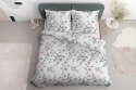 Pościel satynowa 220x200 biała miętowa kwiaty 4915 A Home Satin 80 Pościel satynowa 220x200 biała miętowa kwiaty 4915 A Home Satin 80