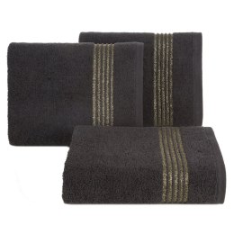 Ręcznik 30x50 Lila 11 czarny 500g/m2 Eurofirany