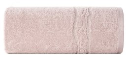 Ręcznik 50x90 Karin 06 pudrowy róż 500g/m2 Eurofirany