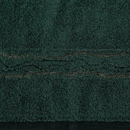 Ręcznik 50x90 Karin 09 zielony ciemny 500g/m2 Eurofirany