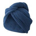 Turban ręcznik do włosów Active granatowy mikrofibra Turban ręcznik do włosów Active granatowy mikrofibra