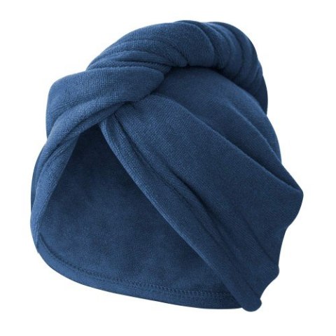Turban ręcznik do włosów Active granatowy mikrofibra Turban ręcznik do włosów Active granatowy mikrofibra
