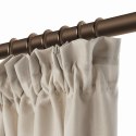 Zasłona ogrodowa 140x250 Gaia taupe beżowa gotowa na taśmie I24 Zasłona ogrodowa 140x250 Gaia taupe beżowa gotowa na taśmie I24