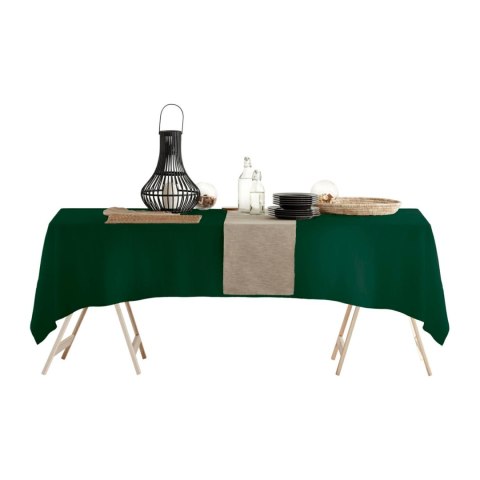 Obrus 140x260 Viva butelkowa zieleń plamoodporny Obrus 140x260 Viva butelkowa zieleń plamoodporny