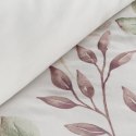 Pościel bawełniana 220x200 Sonia 36 biała zielona liście Pościel bawełniana 220x200 Sonia 36 biała zielona liście