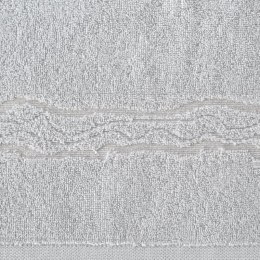 Ręcznik 50x90 Karin 04 srebrny 500g/m2 Eurofirany