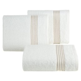 Ręcznik 50x90 Lila 01 biały 500g/m2 Eurofirany