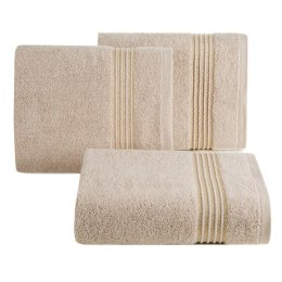 Ręcznik 50x90 Lila 03 beżowy 500g/m2 Eurofirany