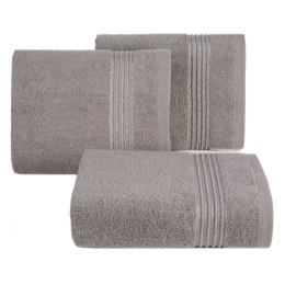 Ręcznik 50x90 Lila 04 szary 500g/m2 Eurofirany