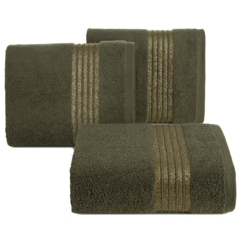 Ręcznik 50x90 Lila 07 oliwkowy 500g/m2 Eurofirany Ręcznik 50x90 Lila 07 oliwkowy 500g/m2 Eurofirany
