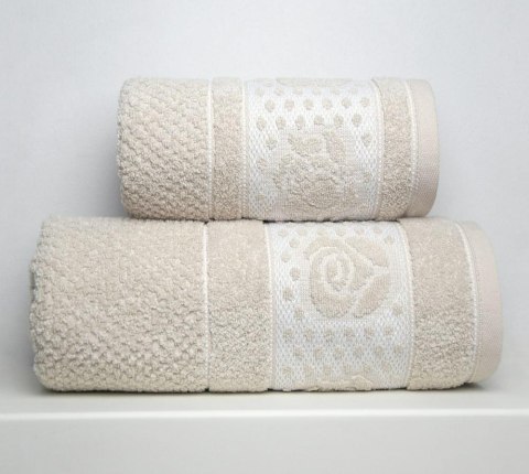 Ręcznik Dotti 70x130 kremowy 420 g/m2 frotte Greno Ręcznik Dotti 70x130 kremowy 420 g/m2 frotte Greno