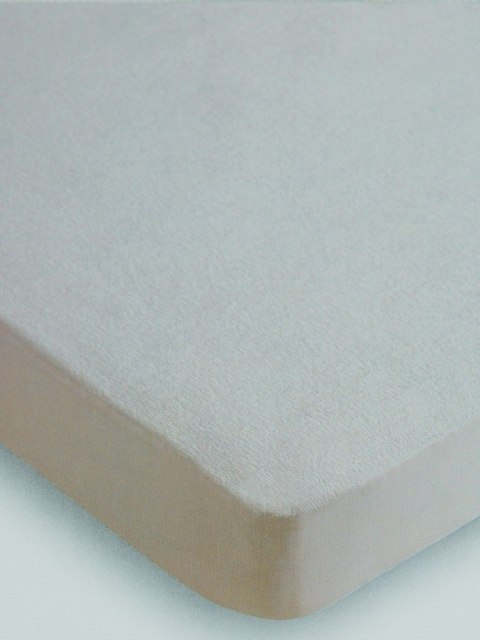 Prześcieradło nieprzemakalne 120x200 Coral białe ochraniacz wodoodporny