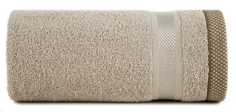 Ręcznik Abbie 100x150 beżowy 500 g/m2 frotte bawełniany Eurofirany Ręcznik Abbie 100x150 beżowy 500 g/m2 frotte bawełniany Eurofirany