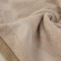 Ręcznik Abbie 100x150 beżowy 500 g/m2 frotte bawełniany Eurofirany Ręcznik Abbie 100x150 beżowy 500 g/m2 frotte bawełniany Eurofirany