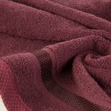 Ręcznik Abbie 100x150 bordowy 500 g/m2 frotte bawełniany Eurofirany Ręcznik Abbie 100x150 bordowy 500 g/m2 frotte bawełniany Eurofirany