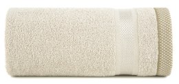 Ręcznik Abbie 100x150 kremowy 500 g/m2 frotte bawełniany Eurofirany