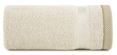 Ręcznik Abbie 100x150 kremowy 500 g/m2 frotte bawełniany Eurofirany