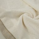 Ręcznik Abbie 100x150 kremowy 500 g/m2 frotte bawełniany Eurofirany