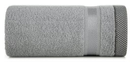 Ręcznik Abbie 100x150 srebrny 500 g/m2 frotte bawełniany Eurofirany