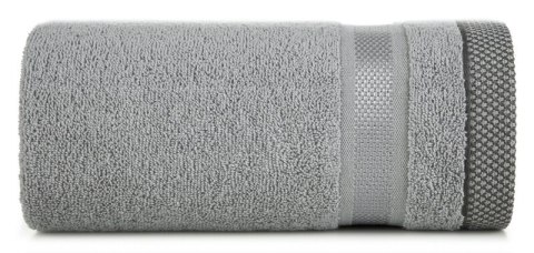 Ręcznik Abbie 100x150 srebrny 500 g/m2 frotte bawełniany Eurofirany Ręcznik Abbie 100x150 srebrny 500 g/m2 frotte bawełniany Eurofirany