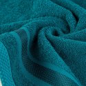 Ręcznik Abbie 40x60 turkusowy 500 g/m2 frotte bawełniany Eurofirany