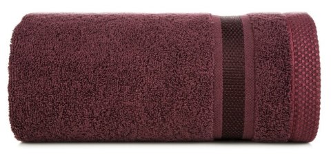 Ręcznik Abbie 70x140 bordowy 500 g/m2 frotte bawełniany Eurofirany Ręcznik Abbie 70x140 bordowy 500 g/m2 frotte bawełniany Eurofirany