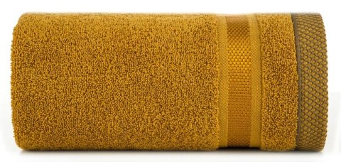 Ręcznik Abbie 70x140 żółty ciemny 500 g/m2 frotte bawełniany Eurofirany Ręcznik Abbie 70x140 żółty ciemny 500 g/m2 frotte bawełniany Eurofirany