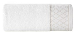 Ręcznik Layla 30x50 biały 500 g/m2 frotte bawełniany Eurofirany