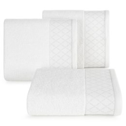 Ręcznik Layla 30x50 biały 500 g/m2 frotte bawełniany Eurofirany