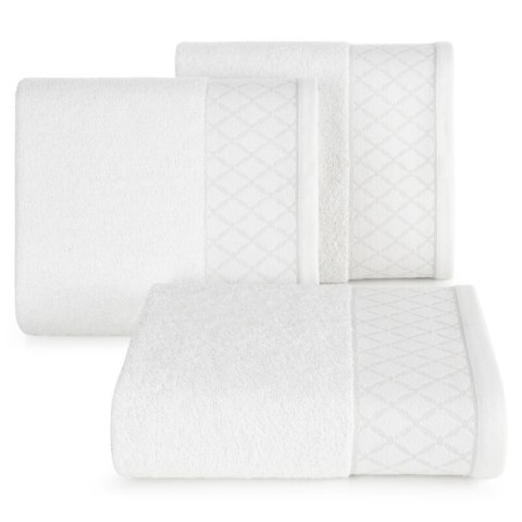 Ręcznik Layla 50x90 biały 500 g/m2 frotte bawełniany Eurofirany Ręcznik Layla 50x90 biały 500 g/m2 frotte bawełniany Eurofirany