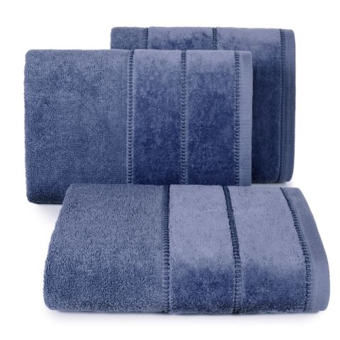 Ręcznik Mari 70x140 granatowy 500 g/m2 frotte Eurofirany Ręcznik Mari 70x140 granatowy 500 g/m2 frotte Eurofirany