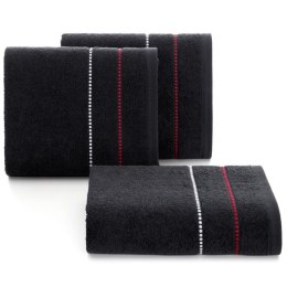 Ręcznik Suzi 50x90 czarny 500 g/m2 frotte bawełniany Eurofirany