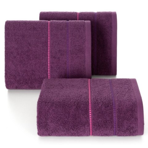 Ręcznik Suzi 50x90 fioletowy 500 g/m2 frotte bawełniany Eurofirany Ręcznik Suzi 50x90 fioletowy 500 g/m2 frotte bawełniany Eurofirany