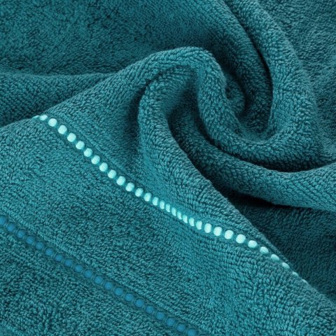 Ręcznik Suzi 50x90 turkusowy ciemny 500 g/m2 frotte bawełniany Eurofirany Ręcznik Suzi 50x90 turkusowy ciemny 500 g/m2 frotte bawełniany Eurofirany