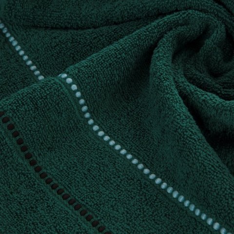 Ręcznik Suzi 50x90 zielony ciemny 500 g/m2 frotte bawełniany Eurofirany Ręcznik Suzi 50x90 zielony ciemny 500 g/m2 frotte bawełniany Eurofirany