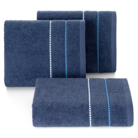 Ręcznik Suzi 70x140 granatowy 500 g/m2 frotte bawełniany Eurofirany Ręcznik Suzi 70x140 granatowy 500 g/m2 frotte bawełniany Eurofirany