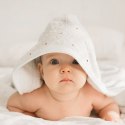Okrycie kąpielowe 100x100 Baby 56 biały różowy serca ręcznik z kapturkiem 400g/m2 Eurofirany Okrycie kąpielowe 100x100 Baby 56 biały różowy serca ręcznik z kapturkiem 400g/m2 Eurofirany