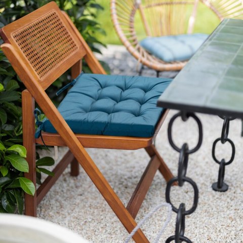 Poduszka siedzisko 40x40x5 Garden granatowa ogrodowa wodoodporna Eurofirany Poduszka siedzisko 40x40x5 Garden granatowa ogrodowa wodoodporna Eurofirany