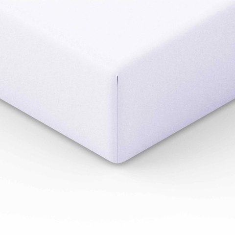 Prześcieradło jersey z gumką 160x200 białe 01 J24 Prześcieradło jersey z gumką 160x200 białe 01 J24