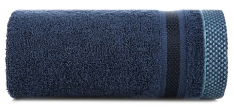 Ręcznik Abbie 100x150 granatowy 500 g/m2 frotte bawełniany Eurofirany
