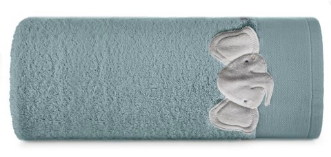 Ręcznik dziecięcy 50x90 Baby 59 niebieski Słonik 480g/m2 Eurofirany Ręcznik dziecięcy 50x90 Baby 59 niebieski Słonik 480g/m2 Eurofirany