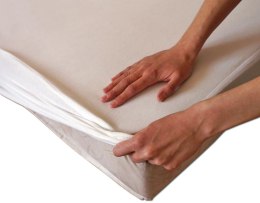 Ochronne prześcieradło z gumką 140x200 białe 01 SG Darymex