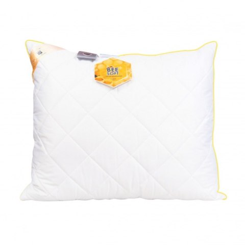 Poduszka antyalergiczna 40x40 Bee Soft Satyna bawełniana pikowana 250 g biała AMZ Poduszka antyalergiczna 40x40 Bee Soft Satyna bawełniana pikowana 250 g biała AMZ