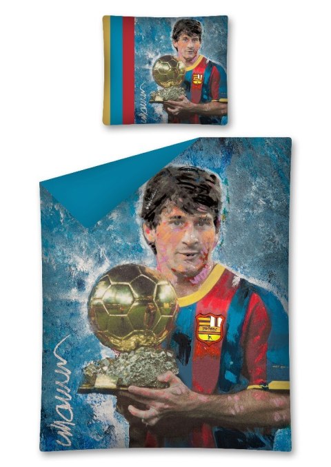Pościel bawełniana 140x200 Messi 5709 Lionel MS-01 Detexpol Pościel bawełniana 140x200 Messi 5709 Lionel MS-01 Detexpol