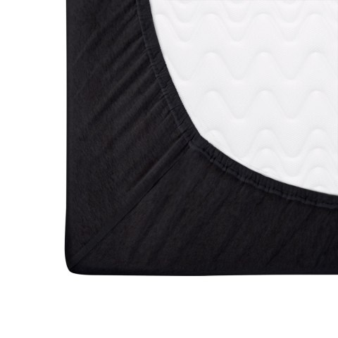 Prześcieradło jersey z gumką 220x200 027 czarne Darymex Prześcieradło jersey z gumką 220x200 027 czarne Darymex