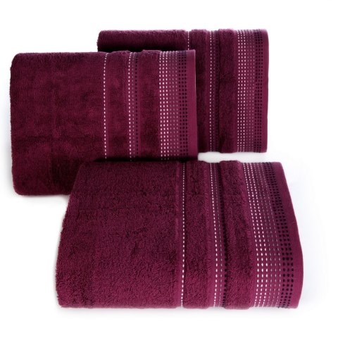 Ręcznik Pola 50x90 24 bakłażanowy frotte 500 g/m2 Eurofirany Ręcznik Pola 50x90 24 bakłażanowy frotte 500 g/m2 Eurofirany