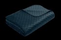 Narzuta dekoracyjna 220x240 Beddo 006 welurowa granatowa dwustronna Faro Narzuta dekoracyjna 220x240 Beddo 006 welurowa granatowa dwustronna Faro