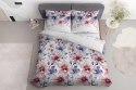 Pościel bawełniana 220x200 biała kolorowa kwiaty 4965A Bawełna 84 Pościel bawełniana 220x200 biała kolorowa kwiaty 4965A Bawełna 84