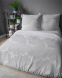 Pościel bawełniana 220x200 szara kwiaty 4966B Bawełna 84 Pościel bawełniana 220x200 szara kwiaty 4966B Bawełna 84