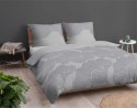 Pościel bawełniana 220x200 szara kwiaty 4966B Bawełna 84 Pościel bawełniana 220x200 szara kwiaty 4966B Bawełna 84
